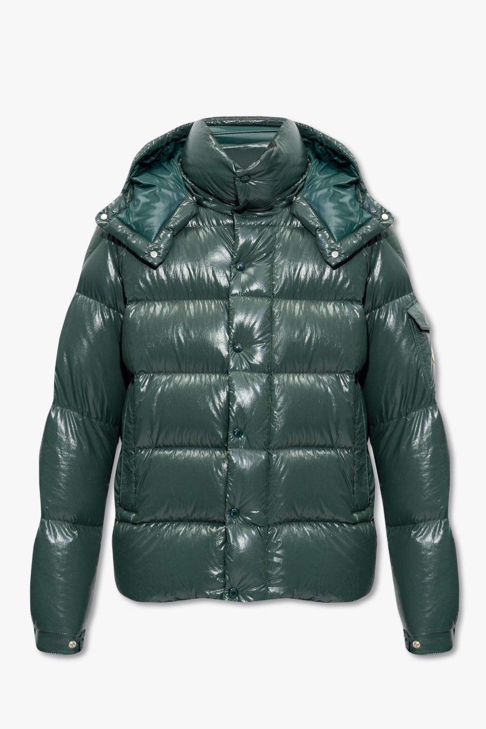 ファッション MONCLER ミリタリーグリーン ARGELINE ダウンジャケット ...